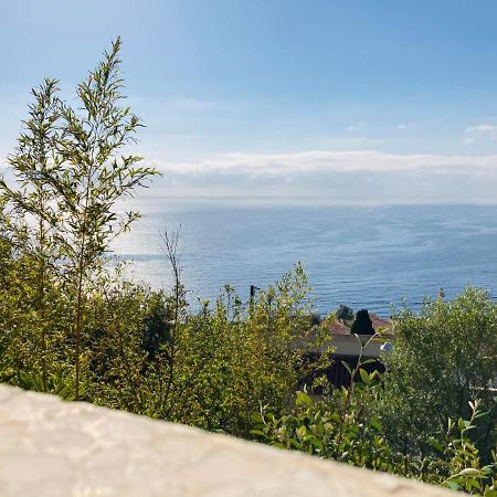 Maison Mediterraneo - Rez De Villa, Vue Imprenable Sur La Mer Pietranera Exteriör bild