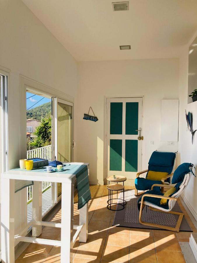 Maison Mediterraneo - Rez De Villa, Vue Imprenable Sur La Mer Pietranera Exteriör bild